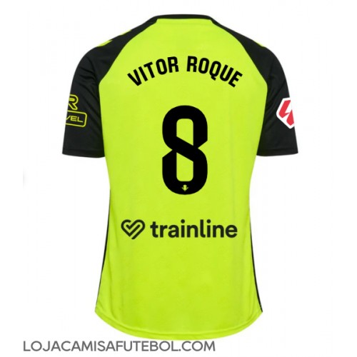Camisa de Futebol Real Betis Vitor Roque #8 Equipamento Secundário 2024-25 Manga Curta